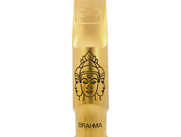 New BRAHMA Metal Gold Plated Mouthpiece for Tenor Sax by Theo Wanne