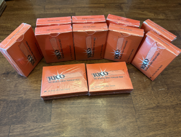 New Old Stock - Rico Orange Box 3.5 Reeds for Alto Sax