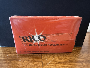 New Old Stock! Rico Orange Box #3 for Bari Sax - 1 box