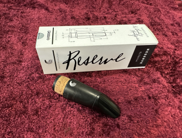 Used D'addario Reserve x25E Hard Rubber Mouthpiece for Clarinet