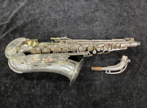 King Zephyr Model Professional Brass Alto Saxophone in Velour Lined - Ruby  Lane