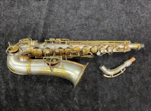 Early Vintage King H.N. White Alto Saxophone in Silver Plate, Serial Number  42551, Saxquest Saxophone Shop