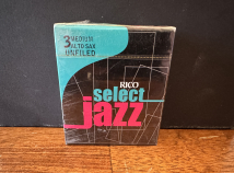 New Old Stock Closeout! 1 Box of Rico Jazz Select 3 Medium Un-Field Reeds for Alto Sax